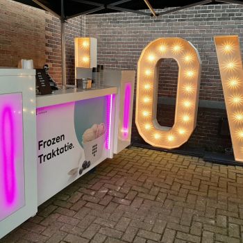 Bruiloft Frozen yoghurt bruiloft